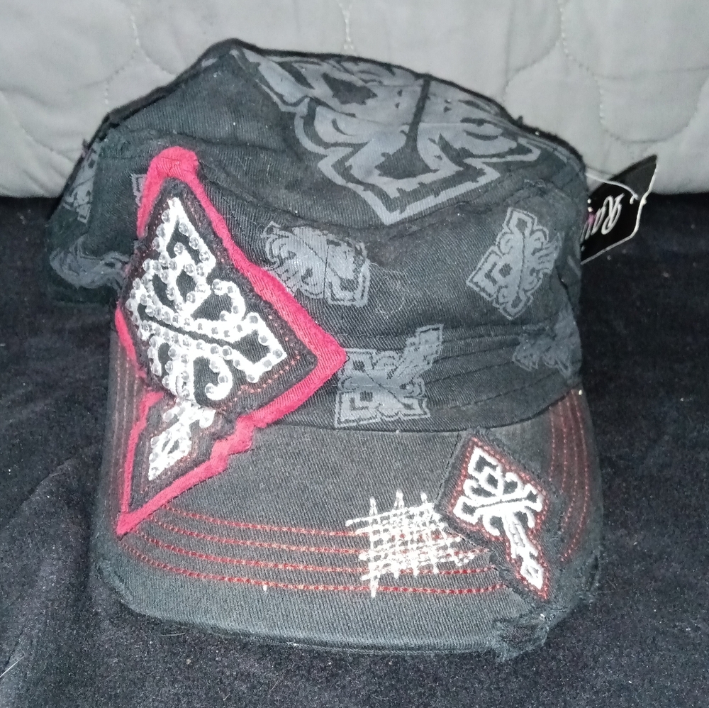 New Black & Grey Cross Hat